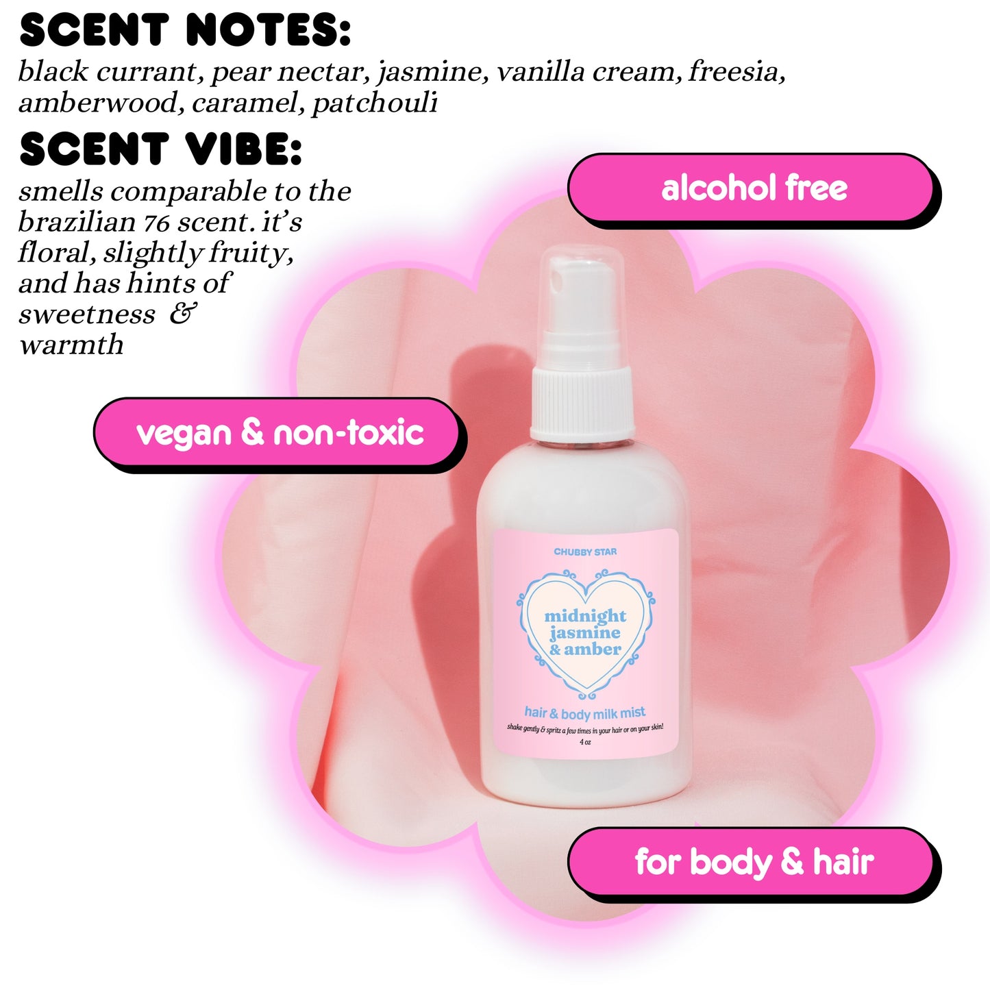 Hair and Body Milk Mists *choose your scent*