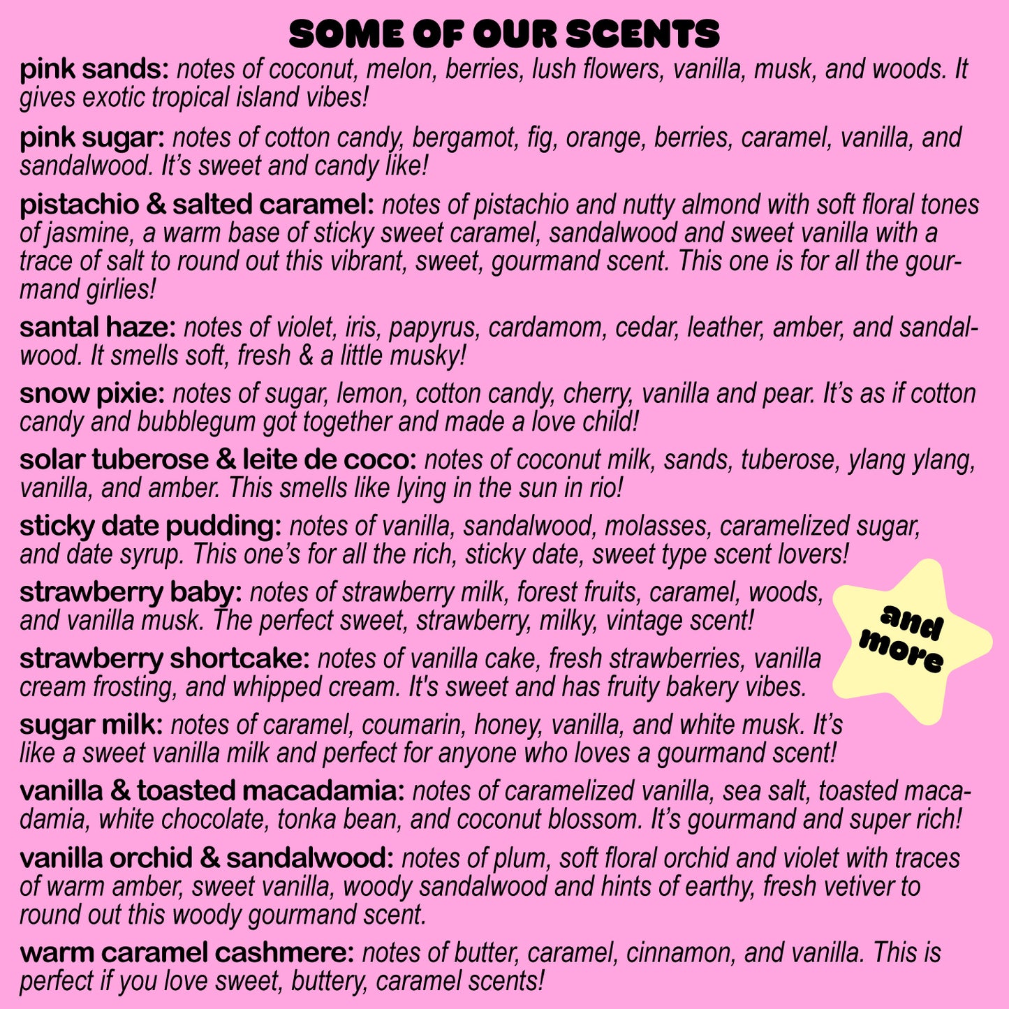 Scented Carpet Fresheners *choose your scent*