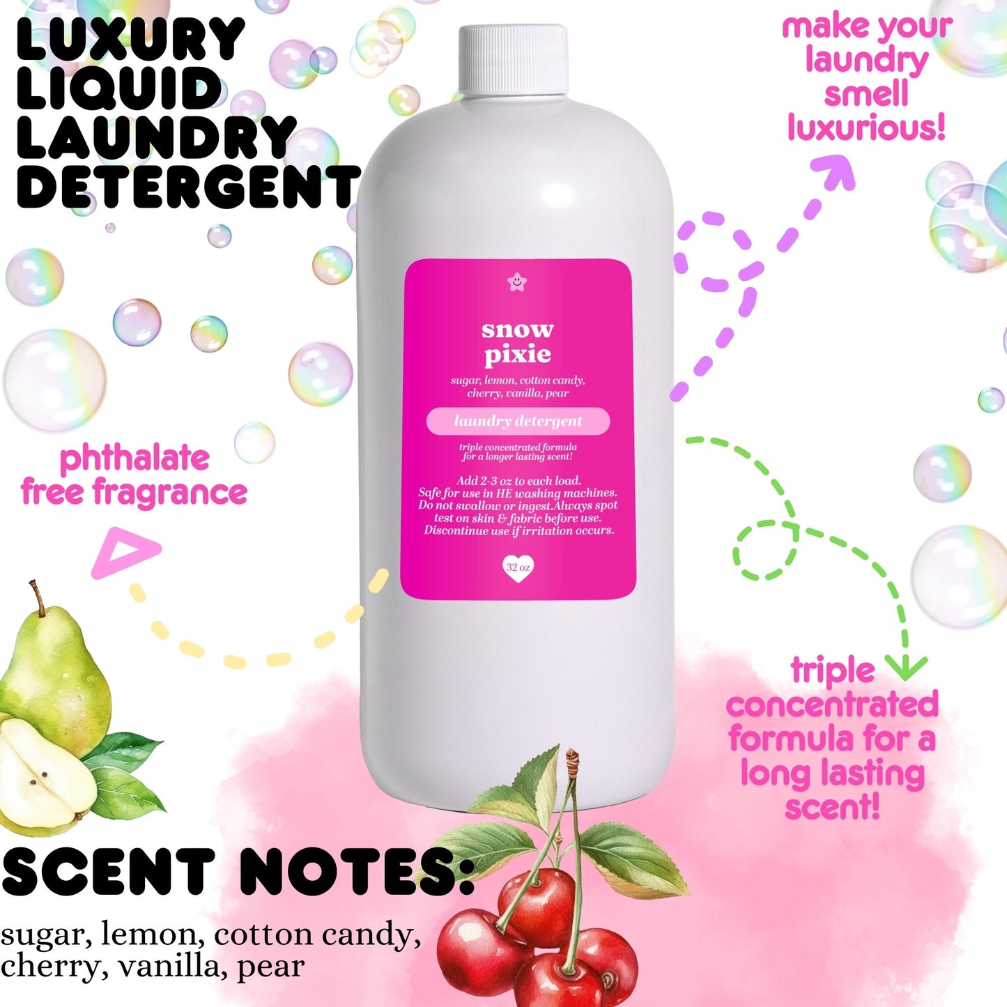 PRE-ORDER Liquid Laundry Detergent *choose your scent*