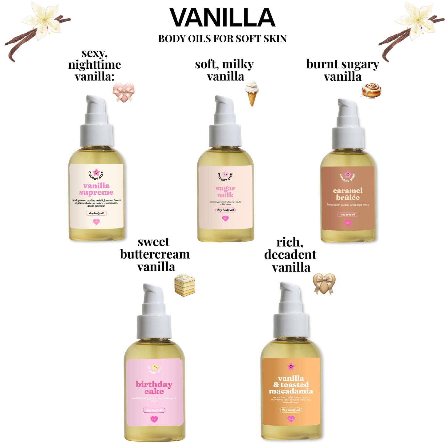 Scented Body Oils *choose your scent*
