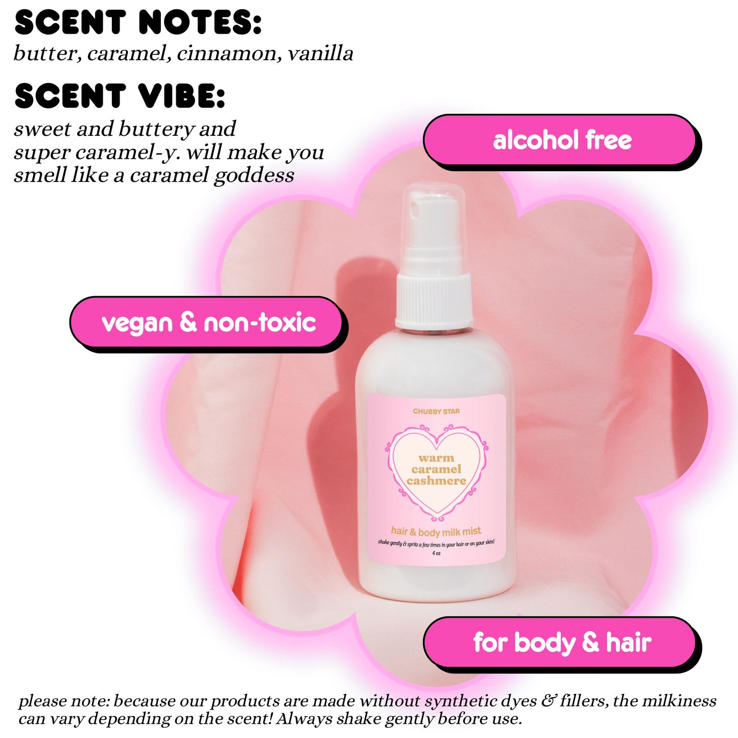 Hair and Body Milk Mists *choose your scent*