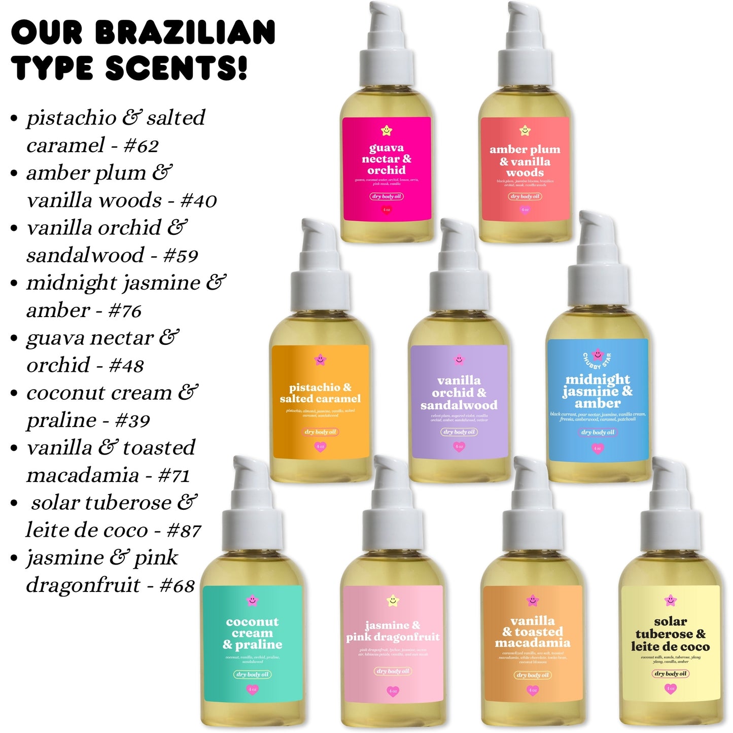 Scented Body Oils *choose your scent*