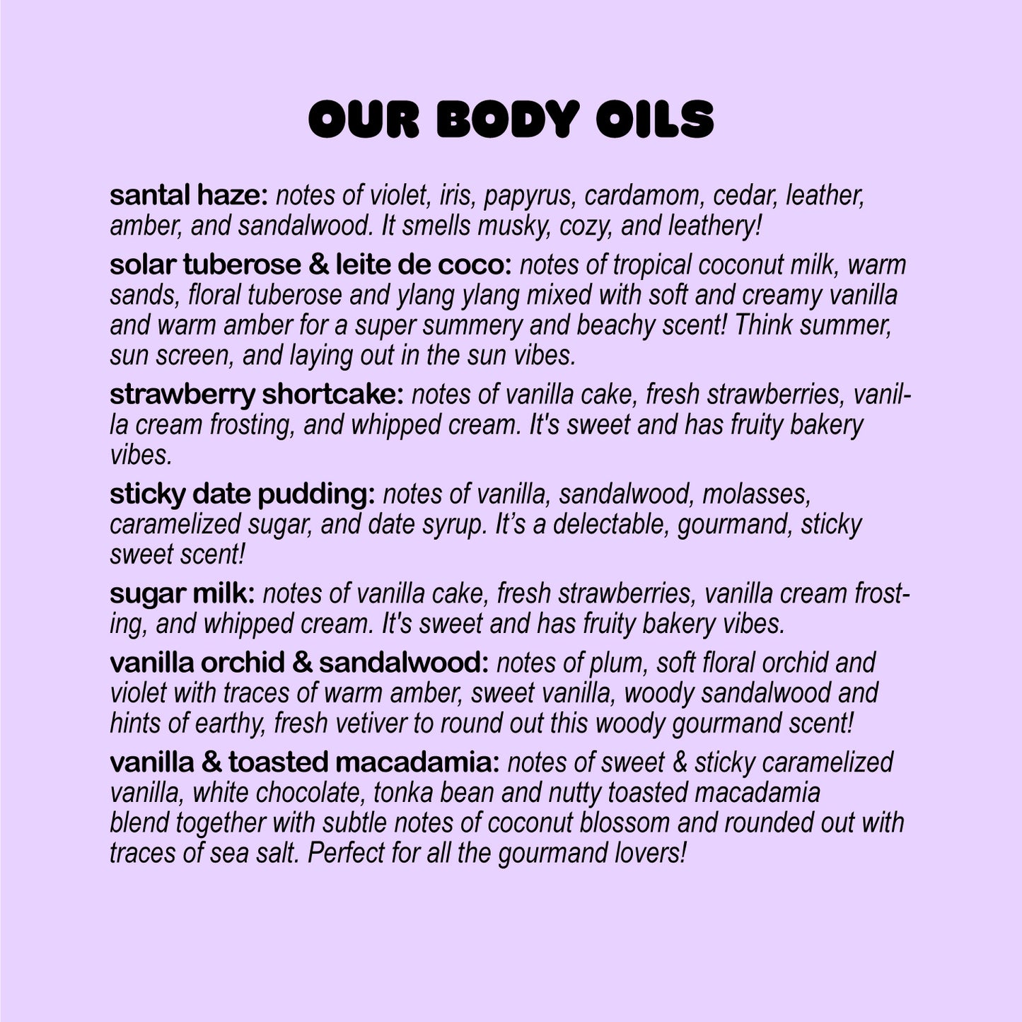 Santal Haze Body Oil