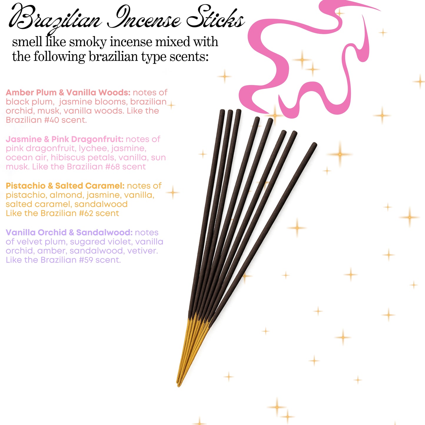 Scented Incense Sticks *choose your scent*