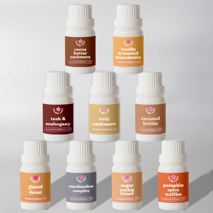 fall scented diffuser oils for home to make your home smell cozy, warm, and perfect for fall