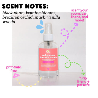 Room, Fabric and Car Freshener Sprays *choose your scent*