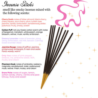 Scented Incense Sticks *choose your scent*