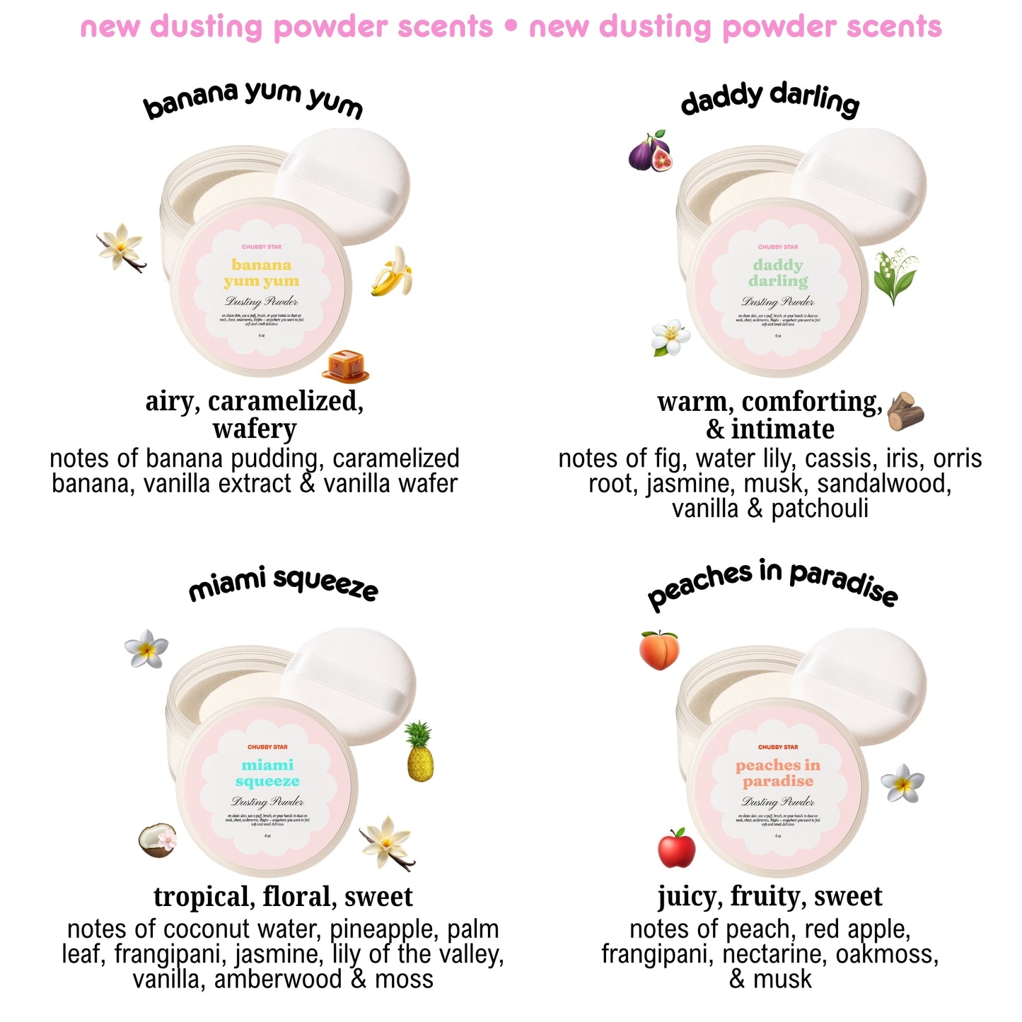Dusting Powders *choose your scent*
